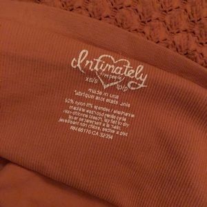 Free People Orange Tube Top